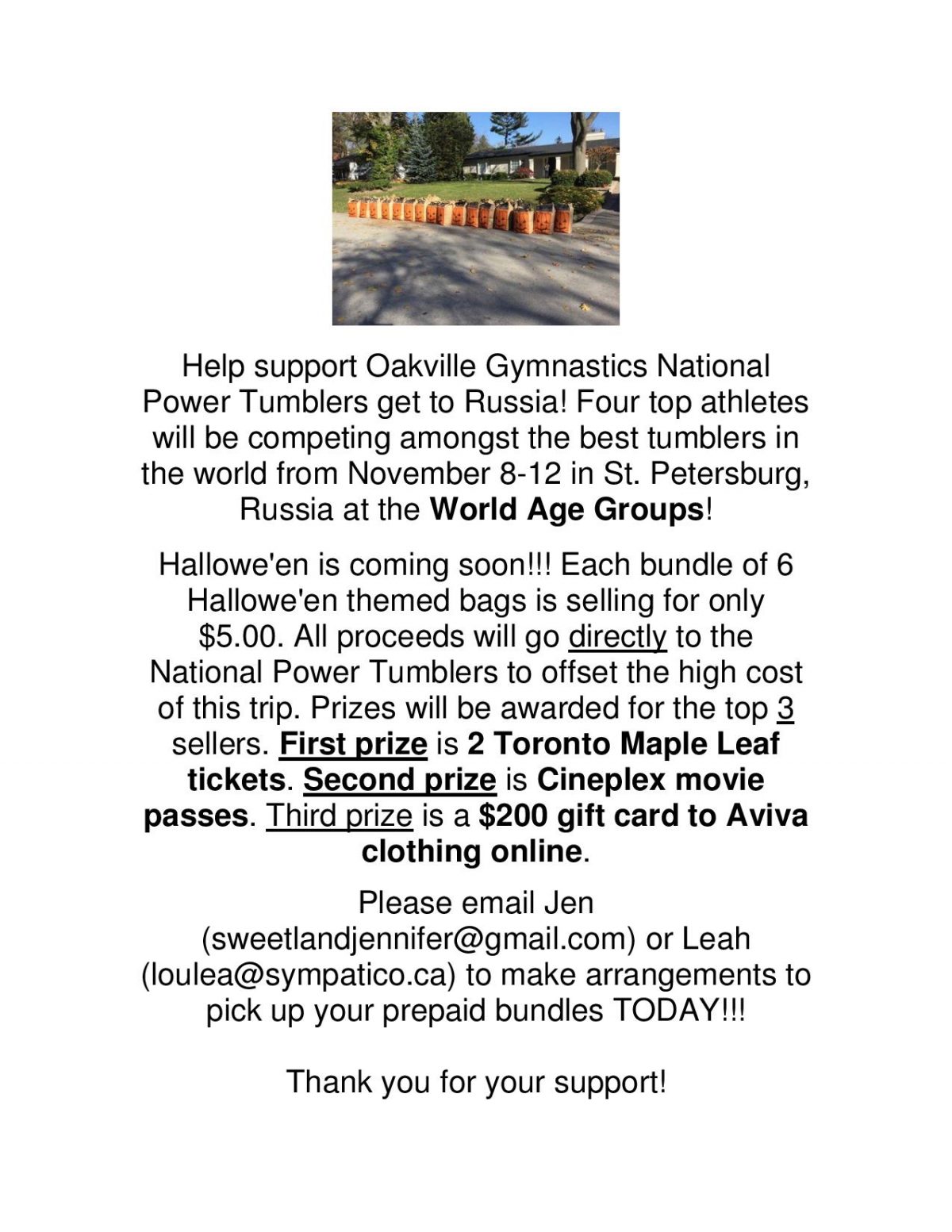 Yard Waste Bags for Sale Oakville Gymnastics