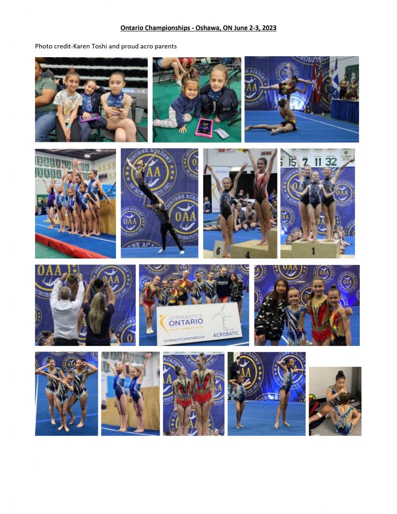 Ontario Championships - Oshawa, ON June 2023 - Oakville Gymnastics